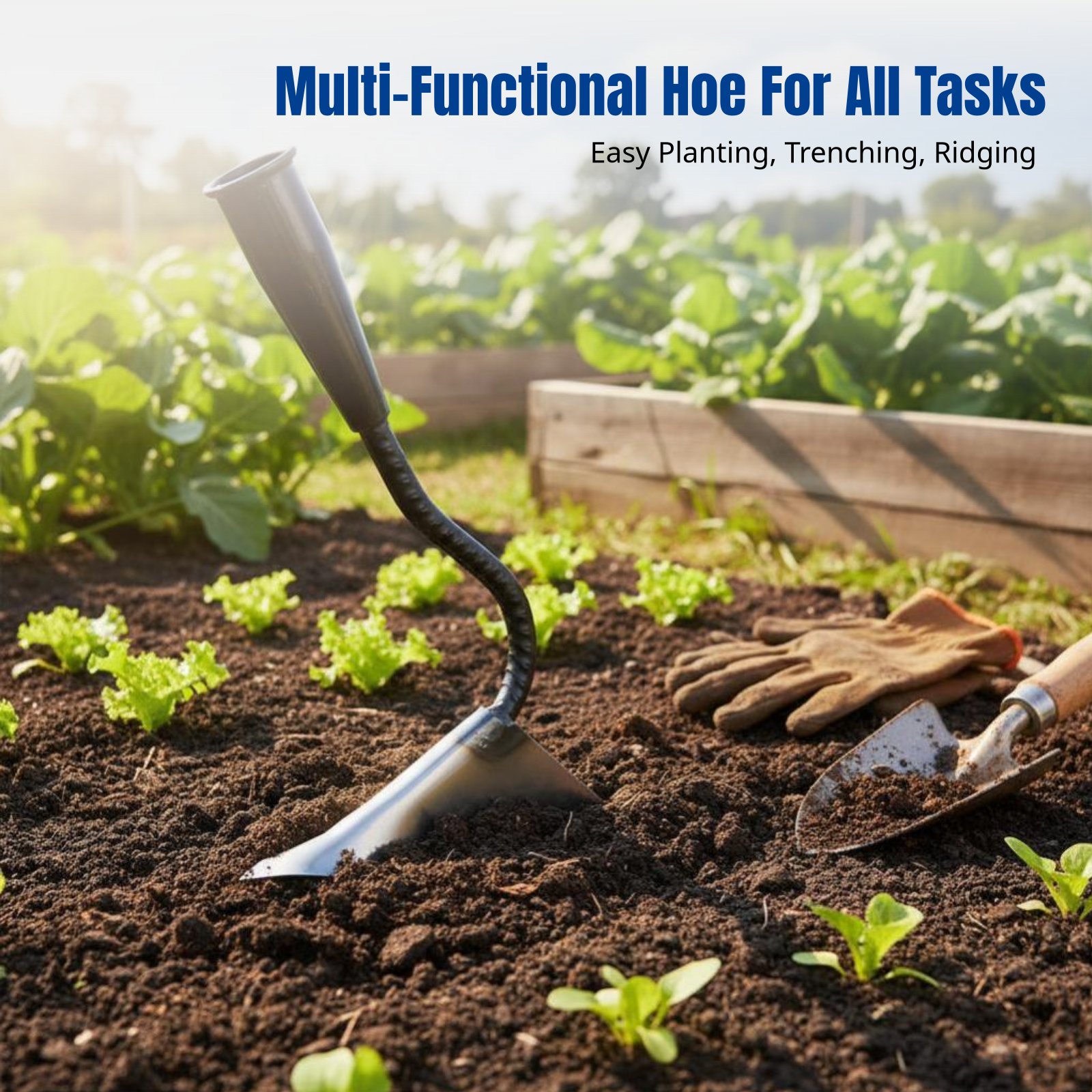 Agriculture Farming Hand Tools - مجرفة مثلثة من الفولاذ المنغنيزي السميك،