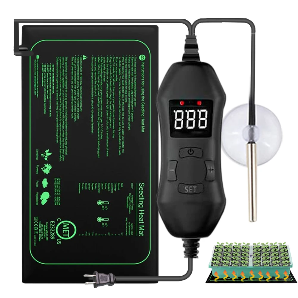 Seedling Heat Mat - 50 واط الاتحاد الأوروبي-الولايات المتحدة/المملكة المتحدة/الاتحاد