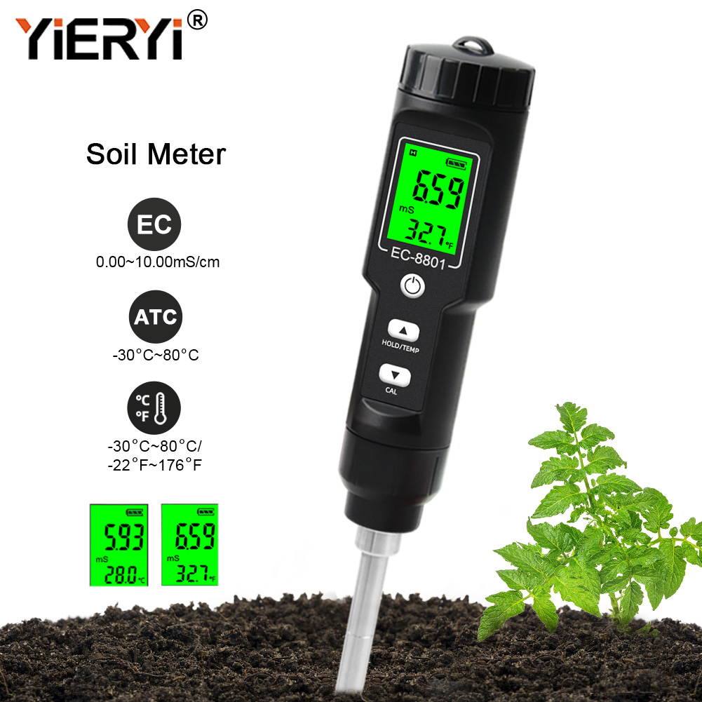 Yieryi EC/درجة الحرارة اختبار  - مراجعة Agriculture Farming Hand Tools وسعره