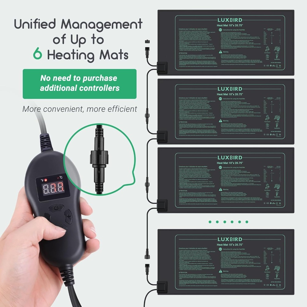 4 قطع من حصائر التدفئة للشتلات - مراجعة Seedling Heat Mat وسعره