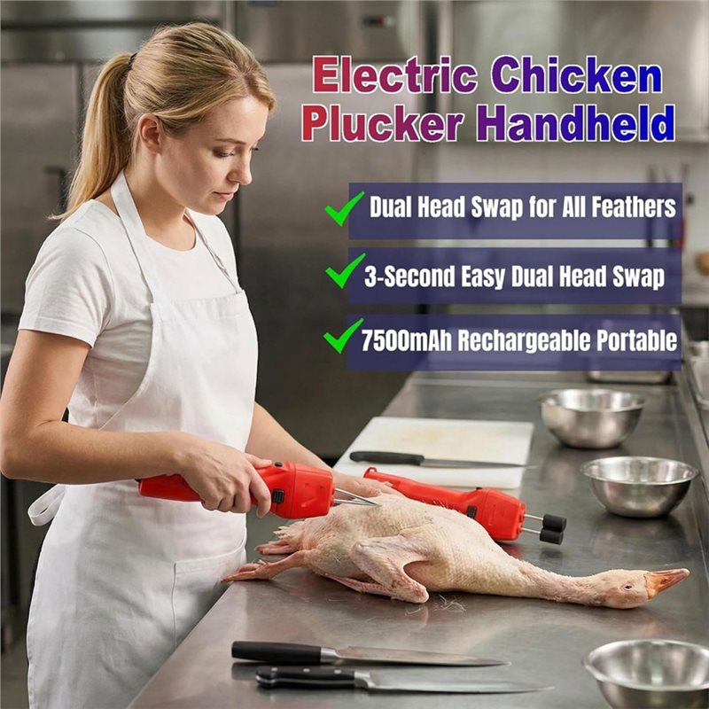 ماكينة نتف الريش الكهربائية لل - مراجعة Chicken Plucker Machine وسعره