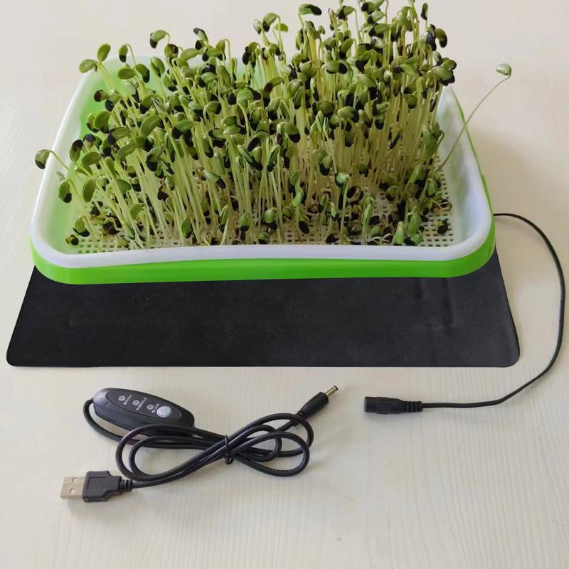 8.5 واط USB الشتلات الحرارة ال - مراجعة Seedling Heat Mat وسعره
