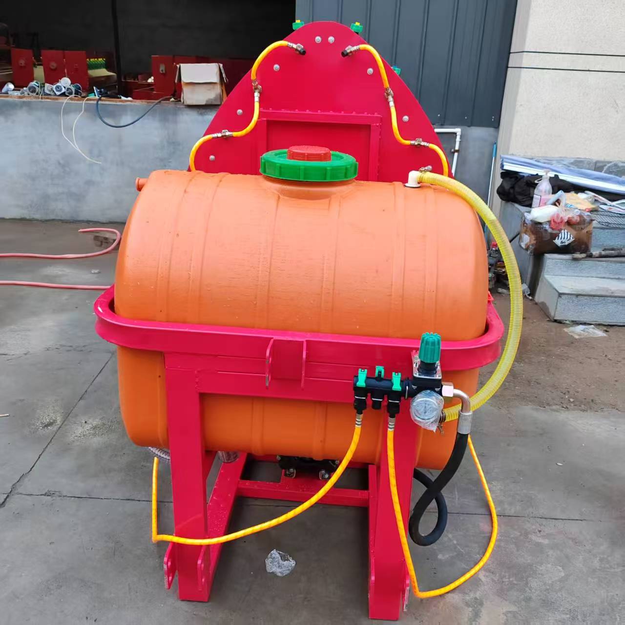 رشاش مثبت على الجرار، آلة رش ا - مراجعة Orchard Sprayer Tractor وسعره