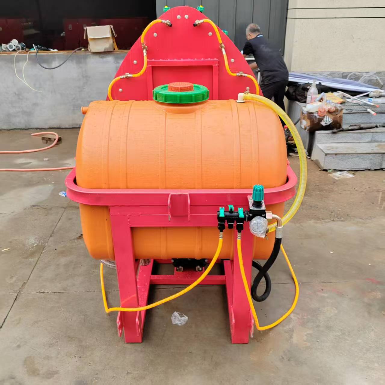رشاش مثبت على الجرار، آلة رش ا - مراجعة Orchard Sprayer Tractor وسعره