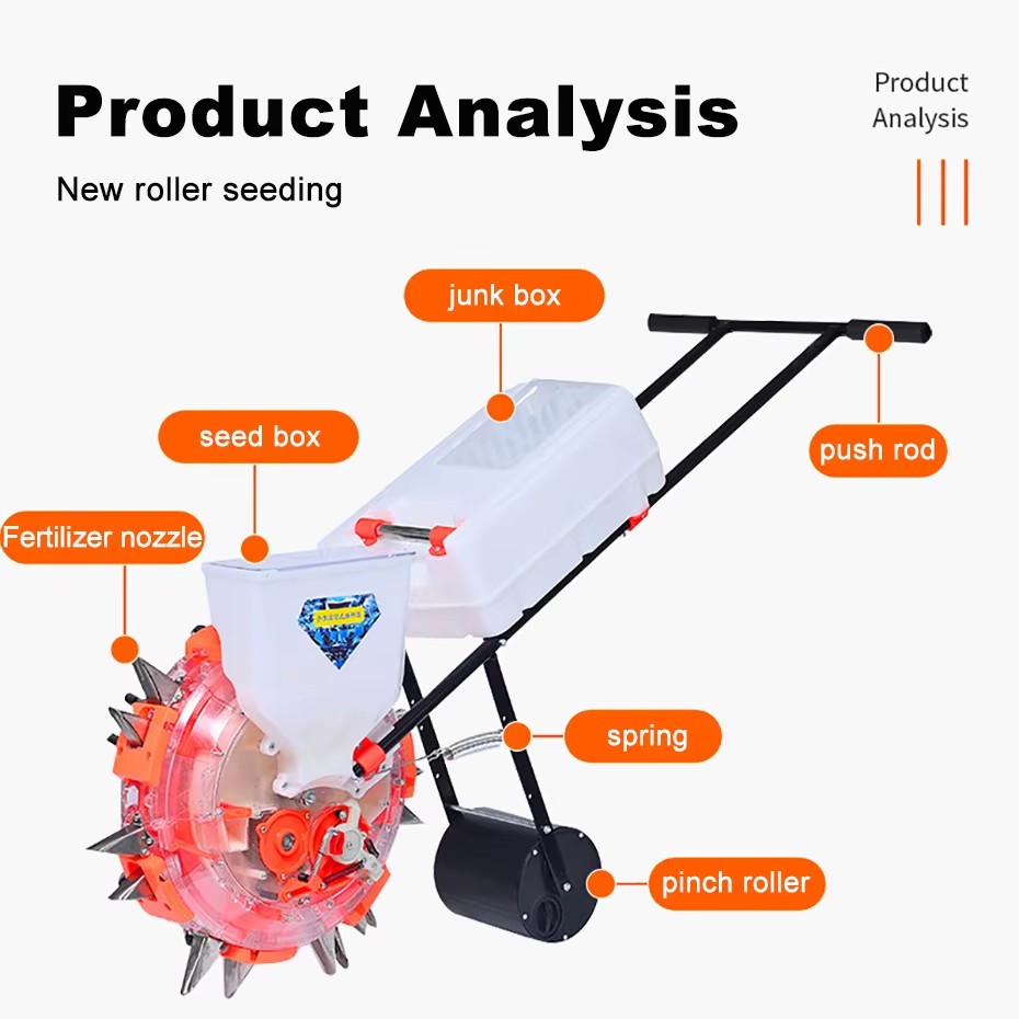 اليد دفع الذرة زارع الفول السو - مراجعة Seed Planter وسعره