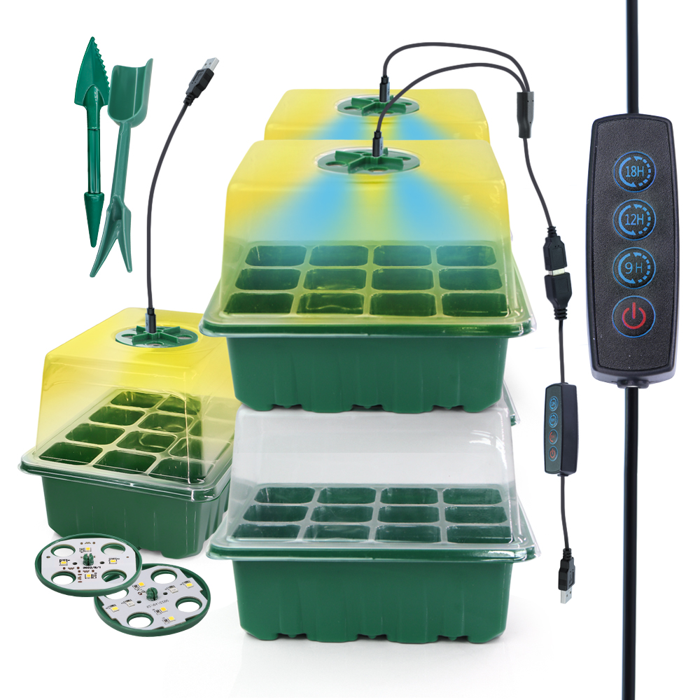 LED أواني الحضانة مع تنمو ضوء  - مراجعة Seed Planter وسعره