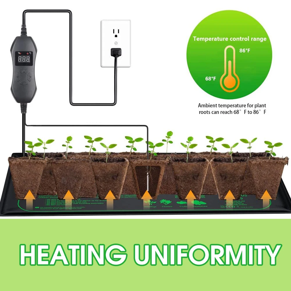 50 واط الاتحاد الأوروبي-الولاي - مراجعة Seedling Heat Mat وسعره