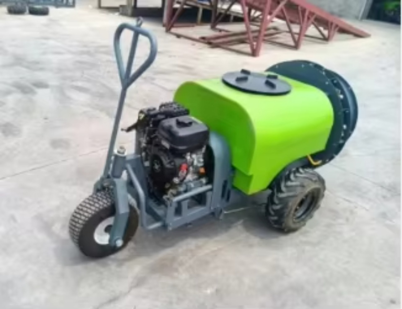 رشاش مبيدات ذاتي الدفع يعمل با - مراجعة Orchard Sprayer Tractor وسعره