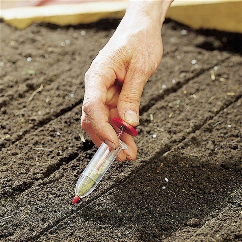 أداة بذر وتسميد يدوية صغيرة لل - مراجعة Seed Planter وسعره
