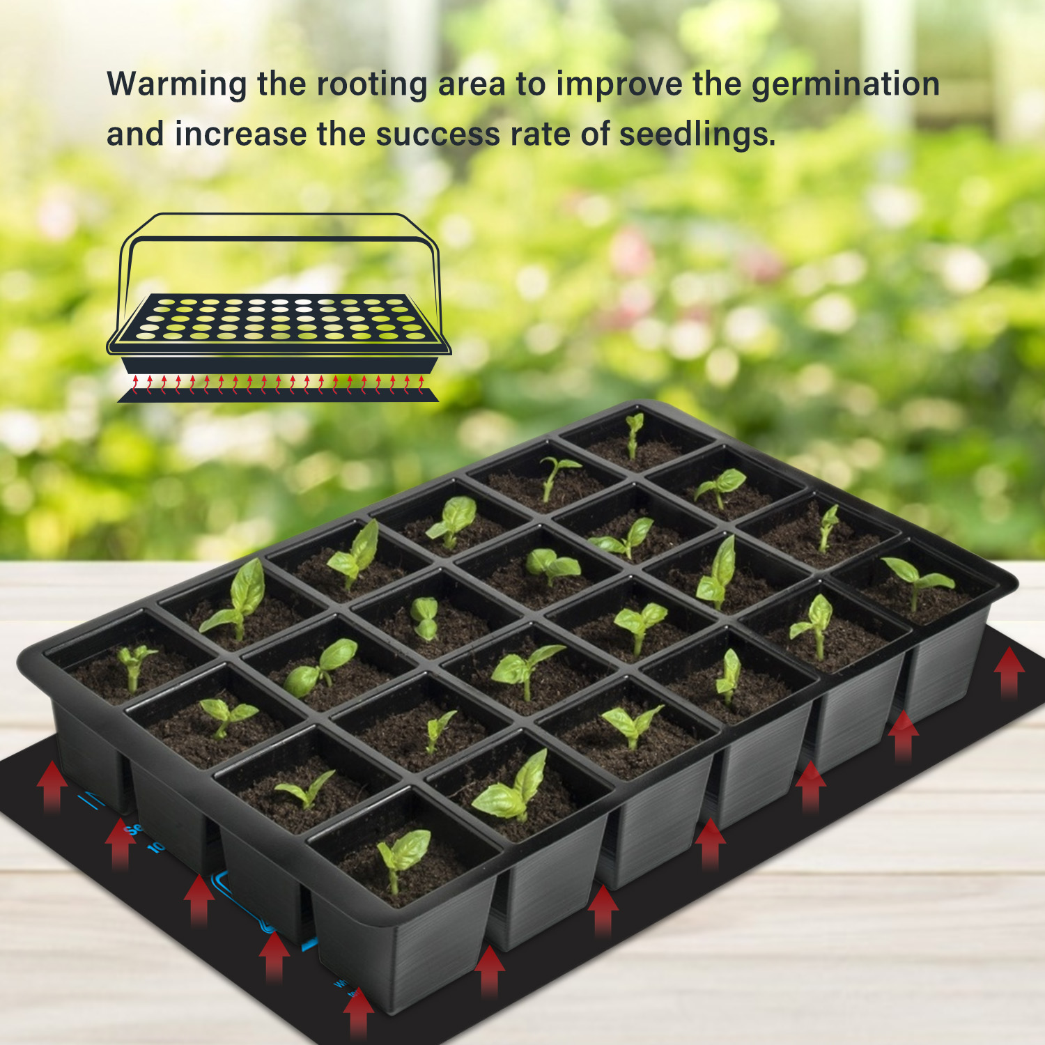 20.75x10 سنتيمتر الاتحاد الأور - مراجعة Seedling Heat Mat وسعره